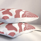 Still LIfe with Three Flowers in a Vase / Red Pillow Sham Gallery Image 3