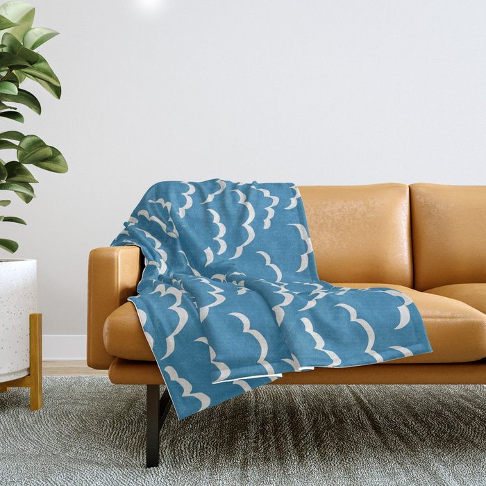 Silver Linings Pattern Throw Blanket Gallery Image 1