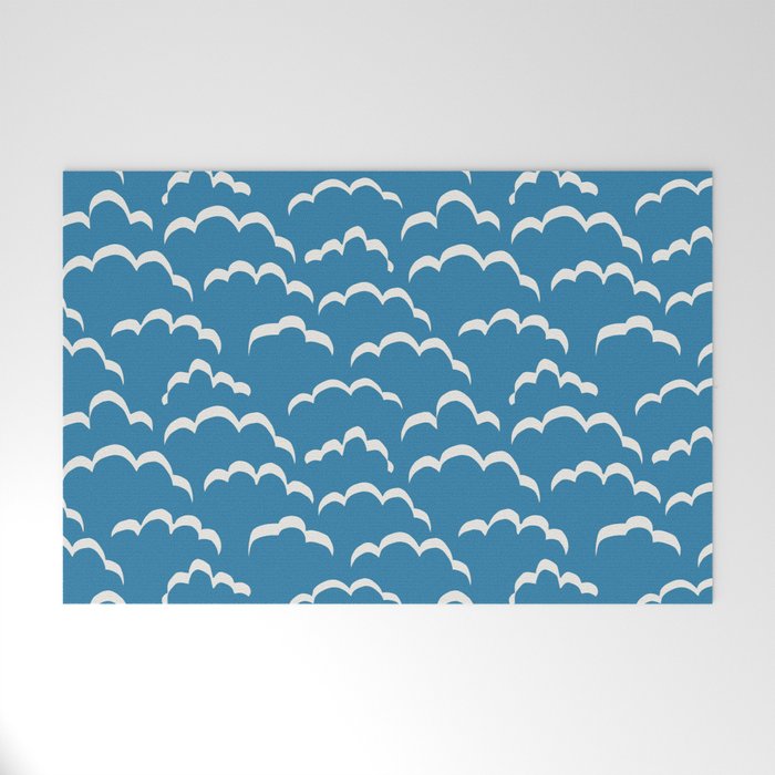 Silver Linings Pattern Welcome Mat Gallery Image 1