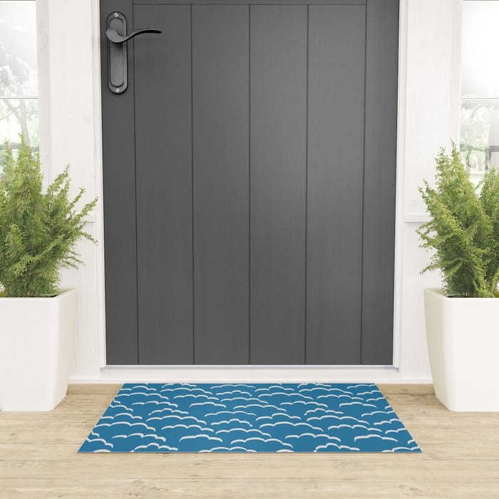 Silver Linings Pattern Welcome Mat Gallery Image 3