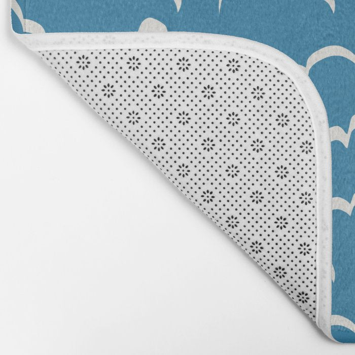 Silver Linings Pattern Bath Mat Gallery Image 2