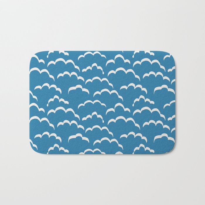Silver Linings Pattern Bath Mat Gallery Image 1