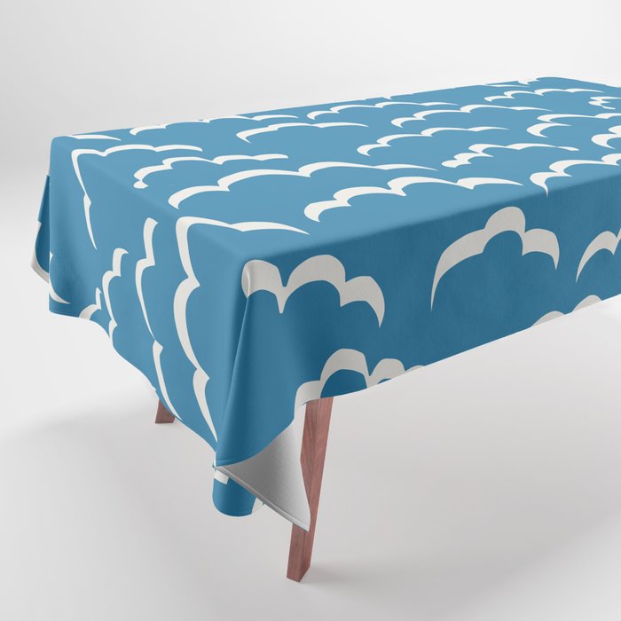 Silver Linings Pattern Tablecloth Gallery Image 1