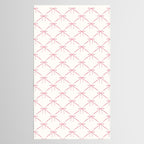 Bows & Ribbons Pattern I Pastel Pink Tablecloth Gallery Image 2