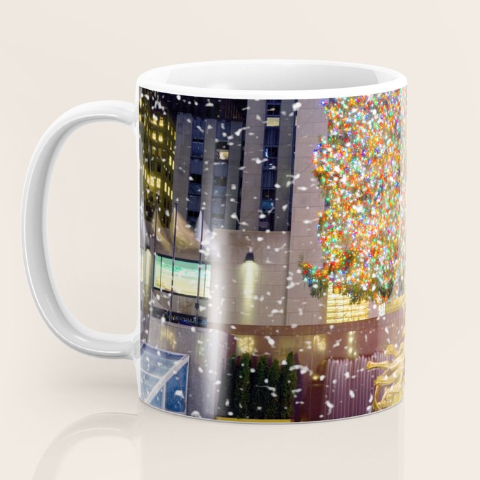 Rockefeller Center Christmas Tree New York City Coffee Mug Gallery Image 3