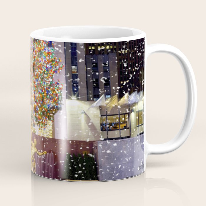 Rockefeller Center Christmas Tree New York City Coffee Mug Gallery Image 1