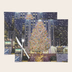 Rockefeller Center Christmas Tree New York City Placemat Gallery Image 1