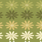 Ombre Abstract Daisies on Olive Green Coffee Mug Gallery Image 2