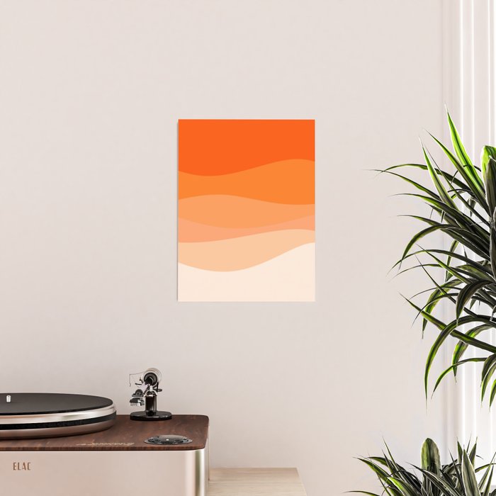 Creamsicle Dream - Abstract Poster Gallery Image 2
