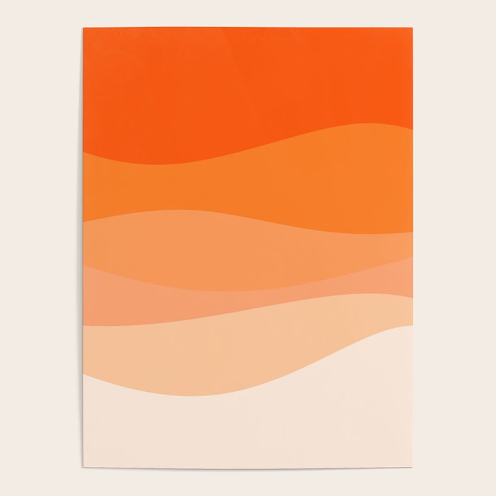Creamsicle Dream - Abstract Poster Gallery Image 4