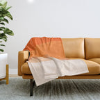 Creamsicle Dream - Abstract Throw Blanket Gallery Image 1