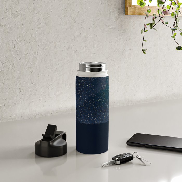 Midnight Winter-PillowCase-2 Water Bottle Gallery Image 4
