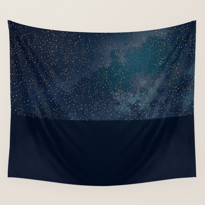 Midnight Winter-PillowCase-2 Wall Tapestry Gallery Image 1