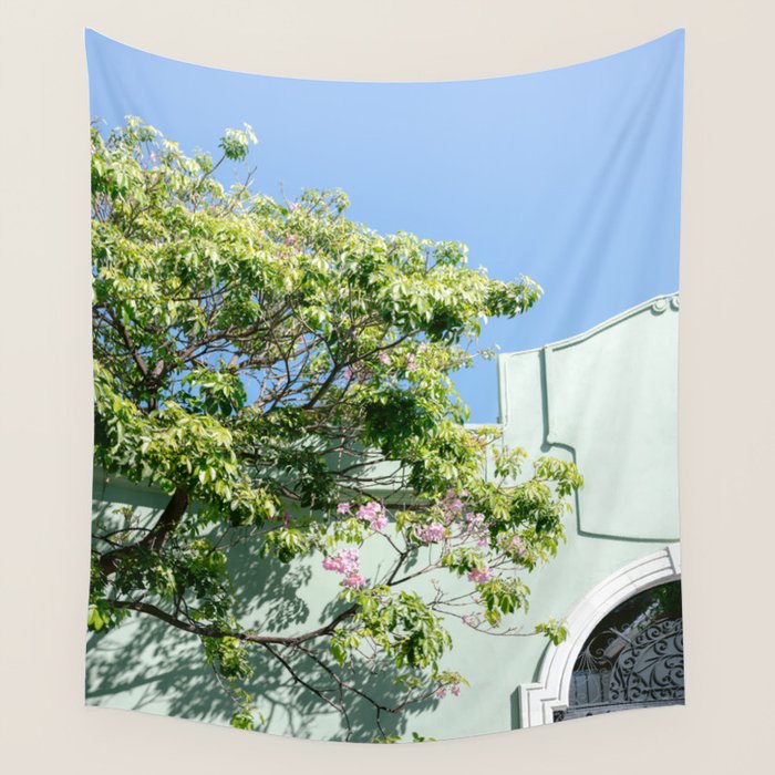 Oaxaca Greens | Botanical Mexico Travel Photography Wall Tapestry Gallery Image 1
