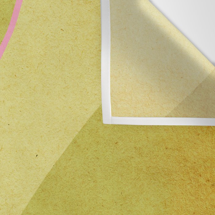 Abstract green and pink shapes Wall Tapestry Gallery Image 3