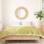 Abstract green and pink shapes Duvet Cover Gallery Image 3