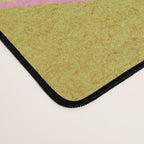 Abstract green and pink shapes Desk Mat Gallery Image 4
