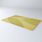 Abstract green and pink shapes Rug Gallery Image 3