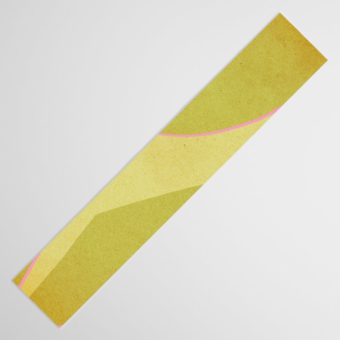 Abstract green and pink shapes Table Runner Gallery Image 3