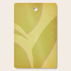 Abstract green and pink shapes Cutting Board Gallery Image 1