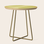 Abstract green and pink shapes Side Table Gallery Image 1