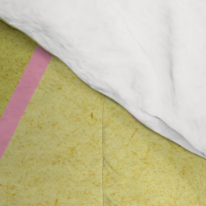 Abstract green and pink shapes Comforter Gallery Image 4
