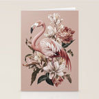 Floral Flamingo Romantic Serenade Stationery Card Gallery Image 2