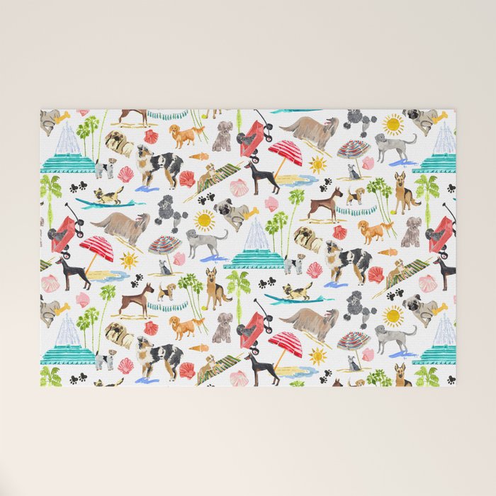 Doggie Days Welcome Mat Gallery Image 1