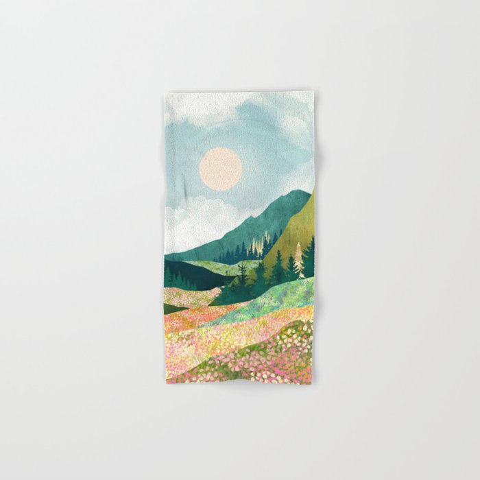 Spring Flower Vista Bath Towel Gallery Image 1