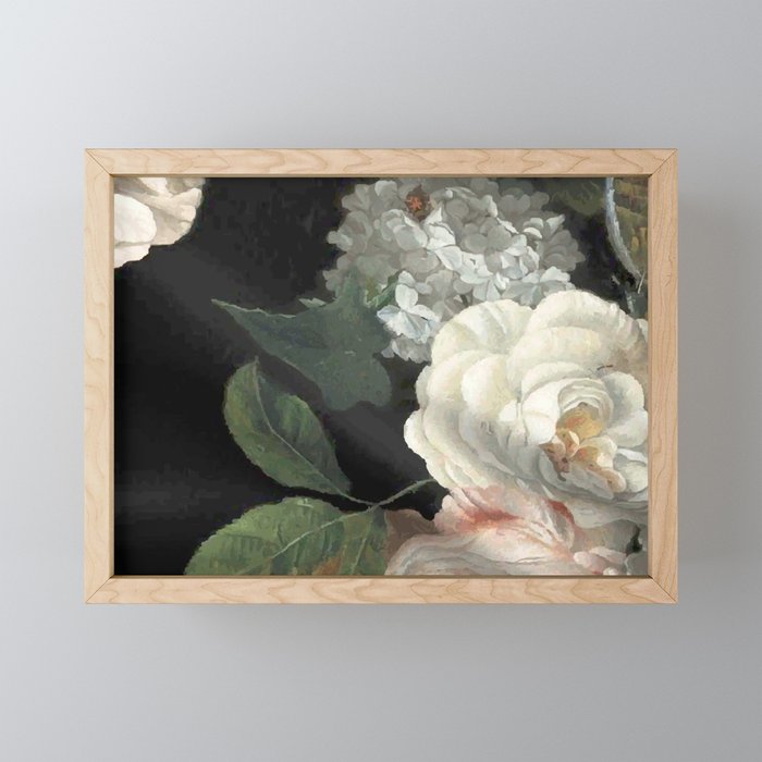 Dutch Floral Tapestry Still Life Print Mini Art Print Gallery Image 1