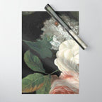 Dutch Floral Tapestry Still Life Print Wrapping Paper Gallery Image 1