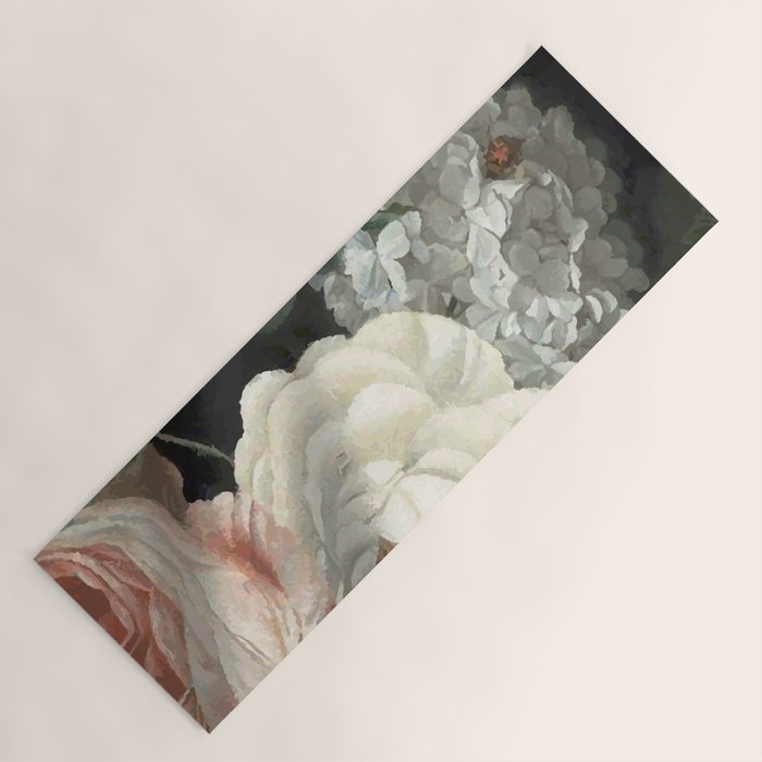 Dutch Floral Tapestry Still Life Print Yoga Mat Gallery Image 1