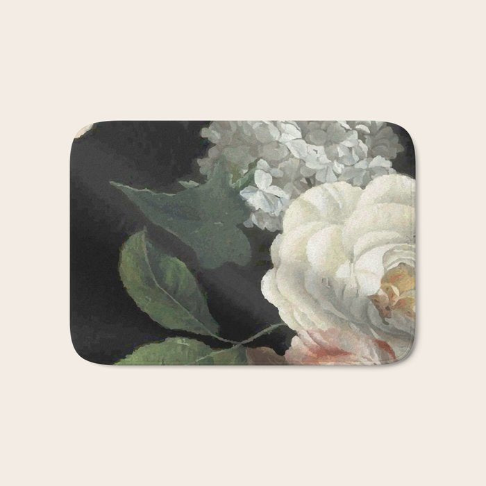 Dutch Floral Tapestry Still Life Print Bath Mat Gallery Image 1