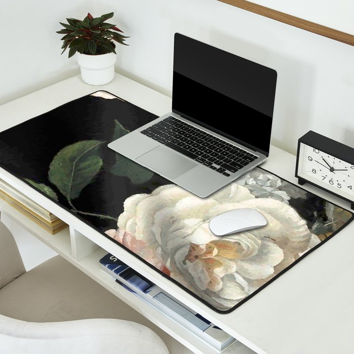 Dutch Floral Tapestry Still Life Print Desk Mat Gallery Image 2