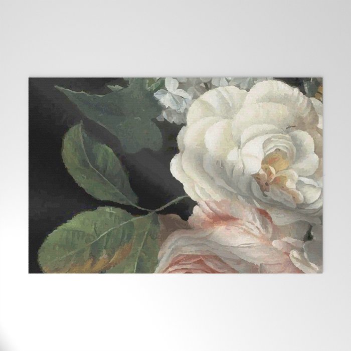 Dutch Floral Tapestry Still Life Print Welcome Mat Gallery Image 1
