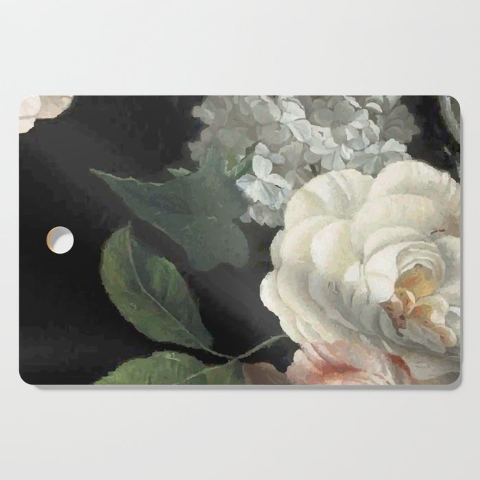 Dutch Floral Tapestry Still Life Print Cutting Board Gallery Image 1