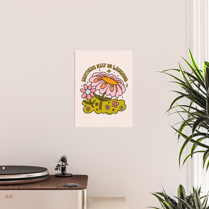 Sagittarius Flower Poster Gallery Image 2