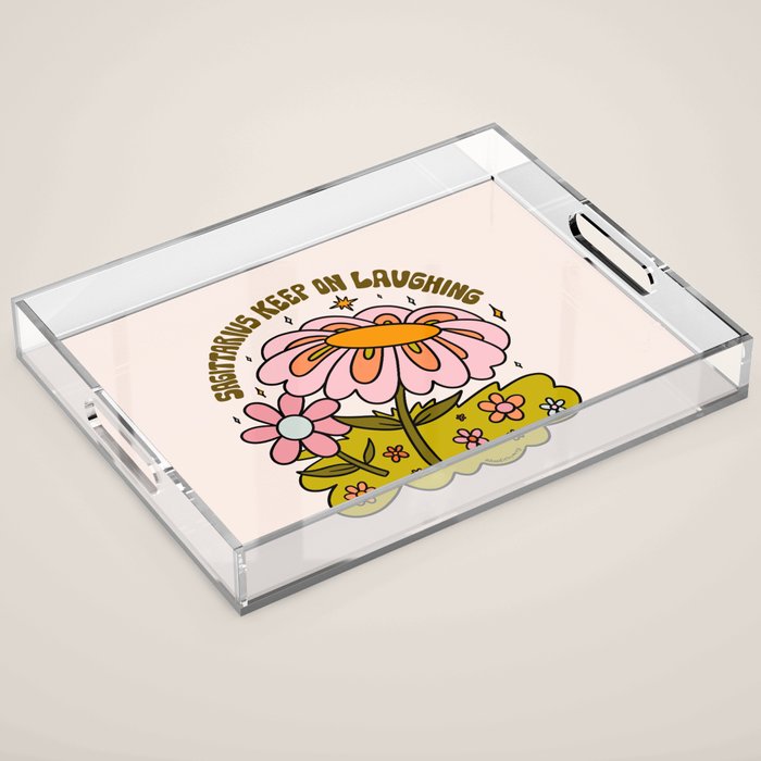 Sagittarius Flower Acrylic Tray Gallery Image 1