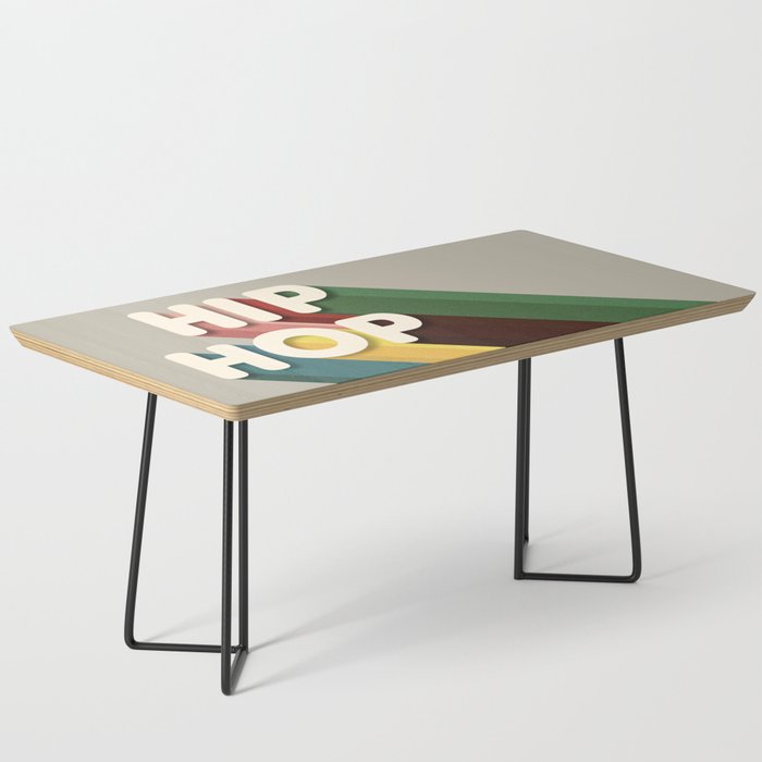 HIP HOP - retro typography Coffee Table Gallery Image 1