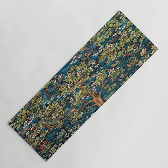 William Morris Tree Of Life, Morris floral,No, 1. Yoga Mat Gallery Image 1