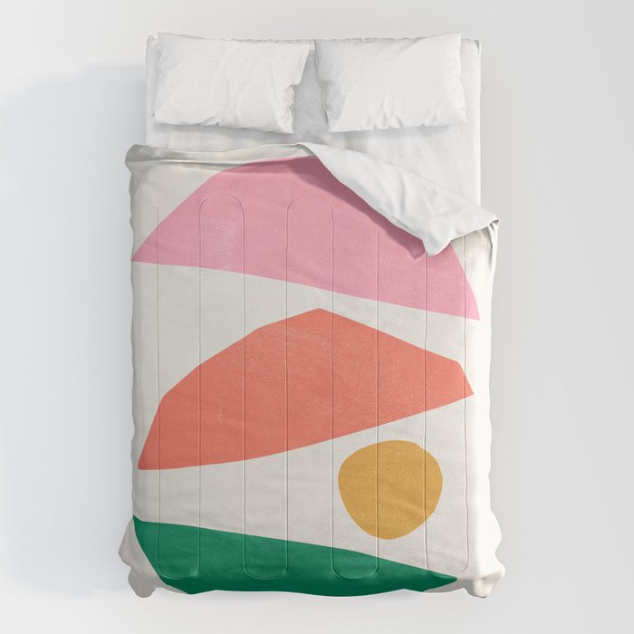 The Sundowner: Stacked Shapes 01 Comforter Gallery Image 6
