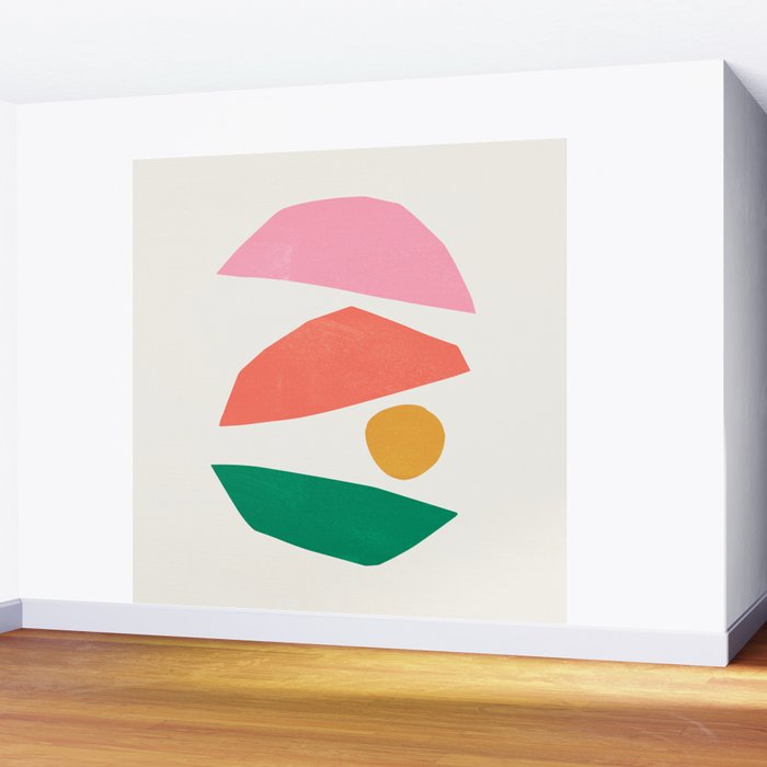 The Sundowner: Stacked Shapes 01 Wall Mural Gallery Image 2