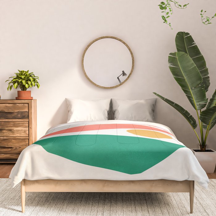 The Sundowner: Stacked Shapes 01 Comforter Gallery Image 3