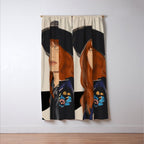 Girl Portrait 23 Window Curtain Gallery Image 3
