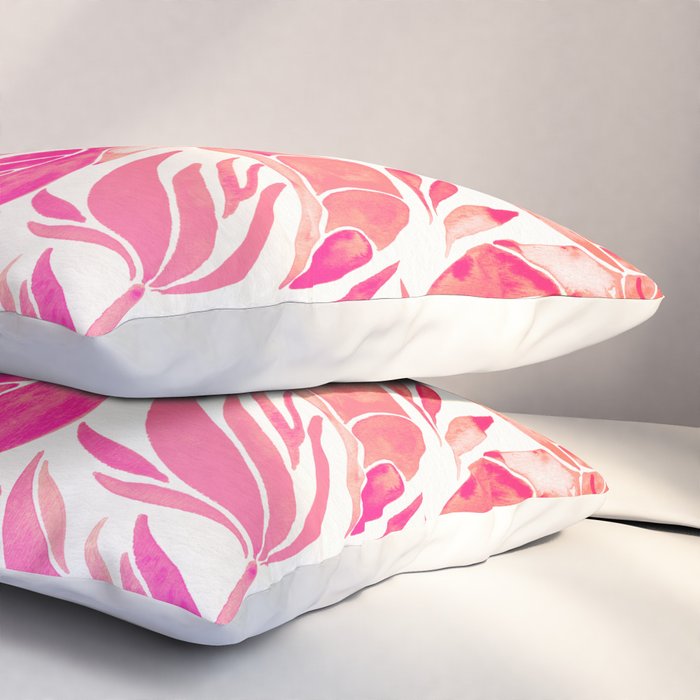 Tropical Toucans - Pink OmbrÃ© Palette Pillow Sham Gallery Image 3