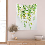 Watercolor Ivy Wall Tapestry Gallery Image 2
