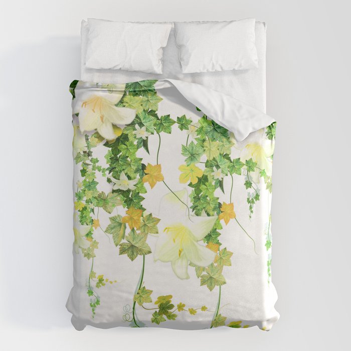 Watercolor Ivy Duvet Cover Gallery Image 6