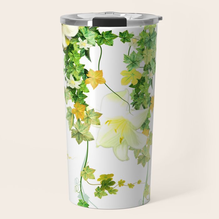 Watercolor Ivy Travel Mug Gallery Image 1