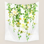 Watercolor Ivy Wall Tapestry Gallery Image 4