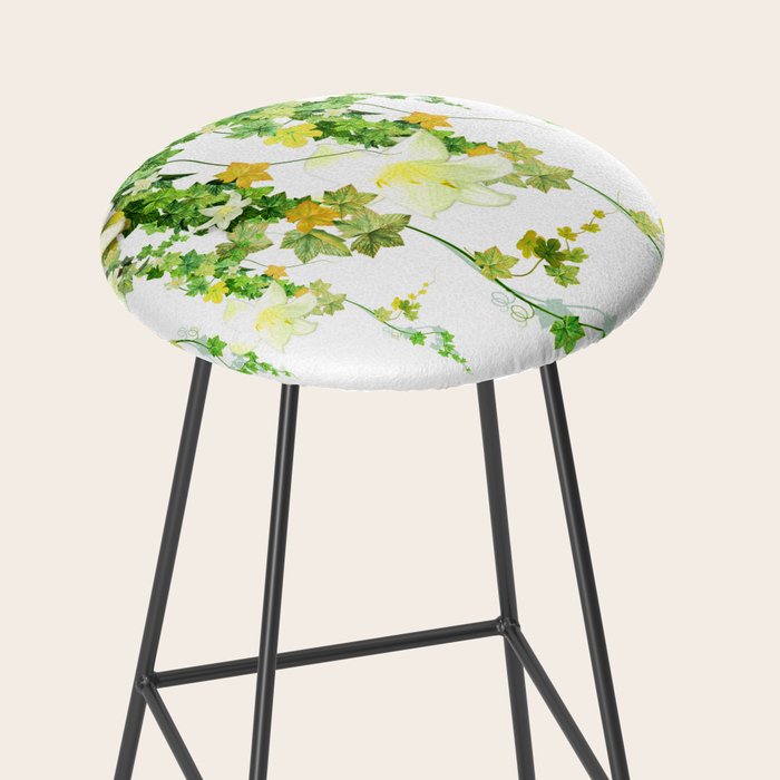 Watercolor Ivy Stool Gallery Image 2